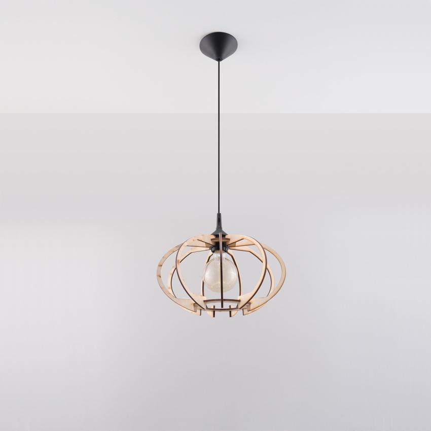 Product of Mandelino Wooden Pendant Lamp SOLLUX