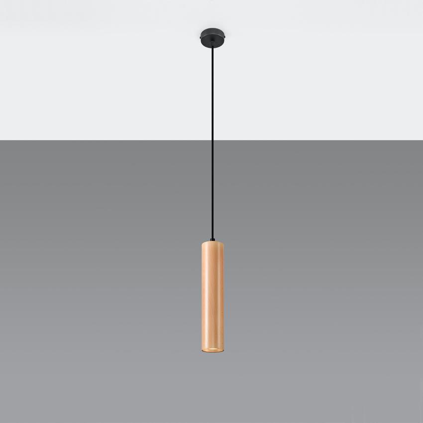 Product van Hanglamp Lino Hout SOLLUX 