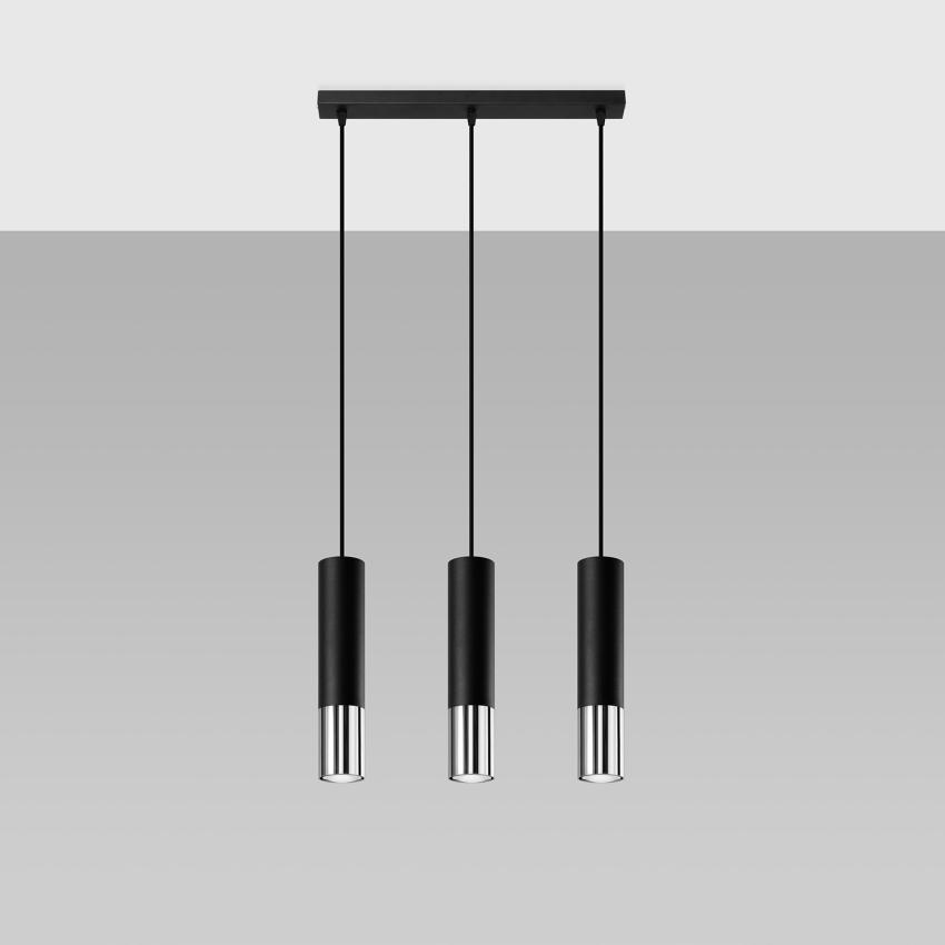 Product of Loopez 3L Metal Pendant Lamp SOLLUX