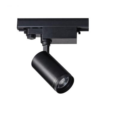 West 20W Multi Angle 15-60º No Flicker CRI90 CCT LED Spotlight in Black in Single Circuit Track