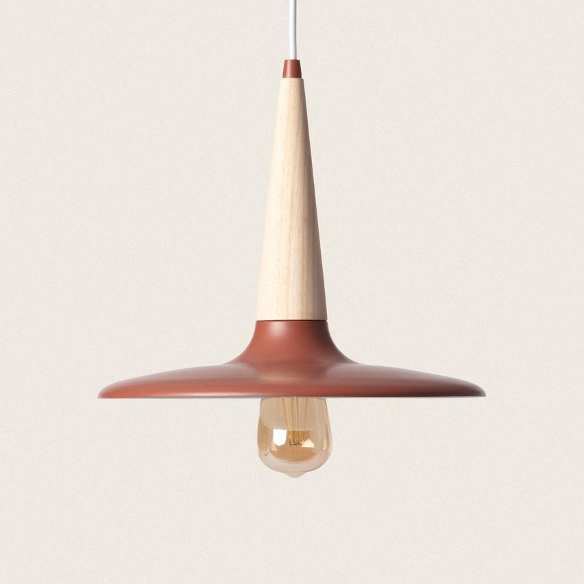 Product van Hanglamp Bekasi van Metaal en Hout