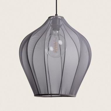 Yara Ø400 mm Metal & Fabric Pendant Lamp