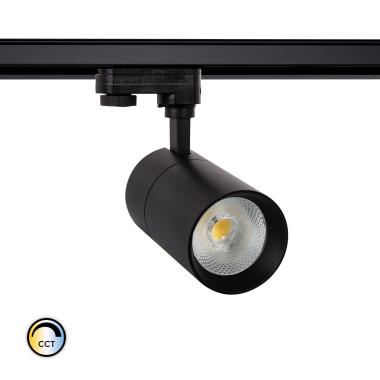 Spot LED New Mallet Dimmable CCT Sélectionnable 30W (UGR 15) pour Rail Triphasé (3 Allumages)