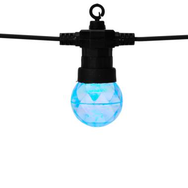 Girlanda Zewnętrzna LED RGB 10 Żarówek Alec 7.5m