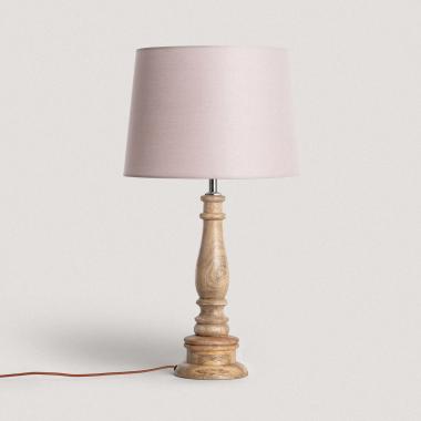 Dinnka Wooden Table Lamp ILUZZIA