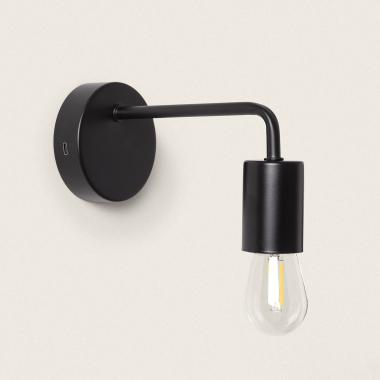 Lampe Murale en Métal Jayso avec Batterie USB Rechargeable