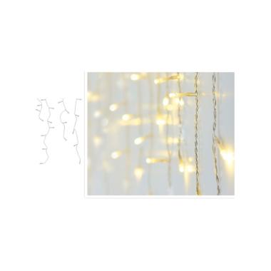 Zasłona Girlanda LED Zewnętrzna 5m Przezroczysta z Timerem Sople
