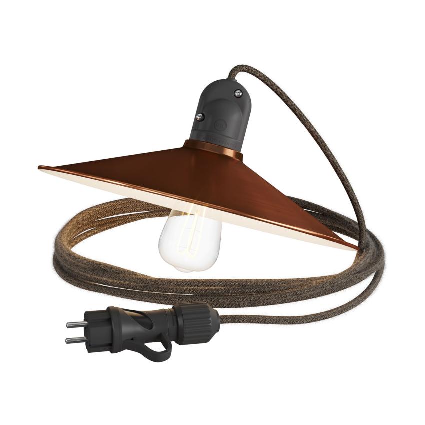 Product of Eiva Snake Outdoor Pendant Lamp IP65 Creative-Cables PSENESM04PAM13VNO