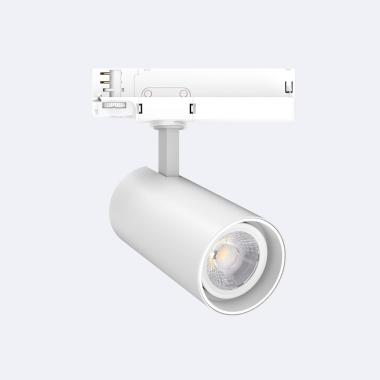 30W Fasano Cinema No Flicker Dimmable LED Spotlight for Three Circuit Track in White