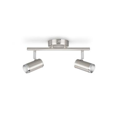 Plafondlamp PHILIPS Espimas LED 2x4.3W met 2 Spotlight