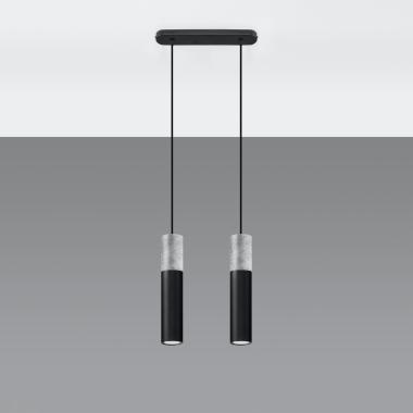 Borgio 2 Concrete Pendant Lamp SOLLUX