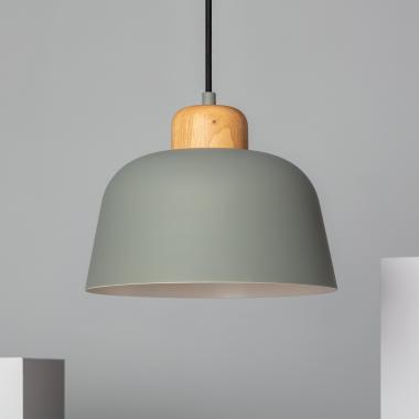 Product of Wawak Metal & Wood Pendant Lamp 