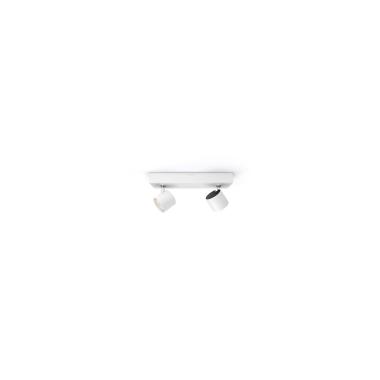 2x4.5W PHILIPS Star WarmGlow Double Spot LED Ceiling Light