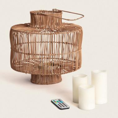 Masai Rattan Table Lamp