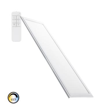 Pannello LED 120x30 cm 40W 3600lm Regolabile Slim CCT Selezionabile con Telecomando