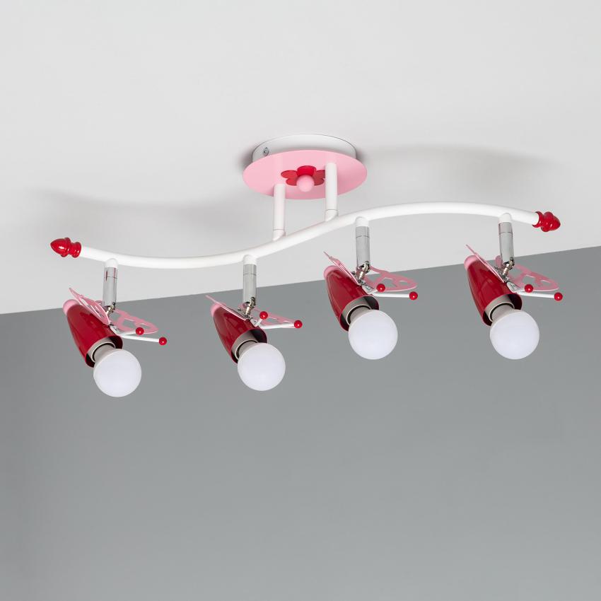 Prodotto da Applique da Soffitto per Bambini Metallo Papilio 