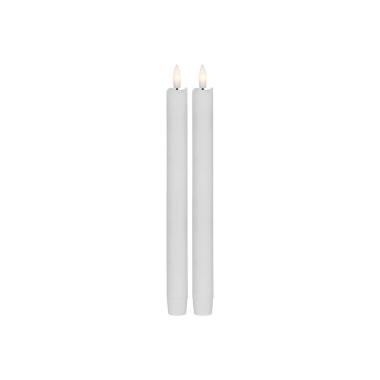 Pack of 2 Realist Natural Wax LED Candle
