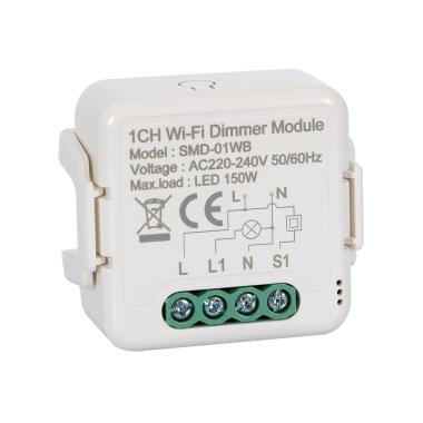 Schakelaar Dimmer WiFi  Compatibel Drukknop