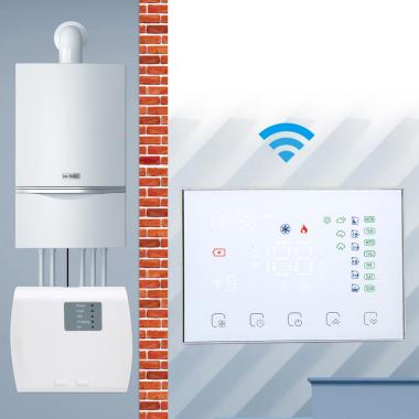 Product van Thermostaat  WiFi Programable Wit Wireless 