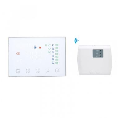 Thermostat WiFi Programmable Blanc Sans Fil pour Chauffage