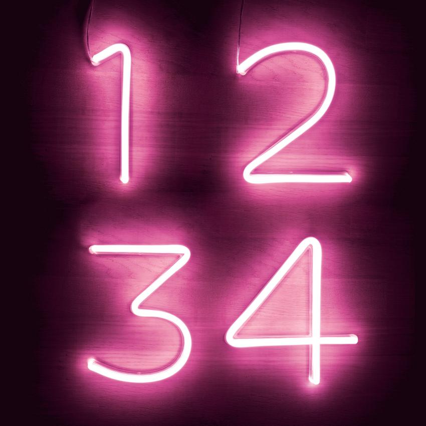 Prodotto da Numeri e Simboli LED Neon Rosa 