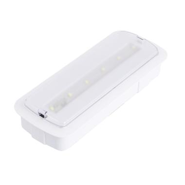 Luce di Emergenza LED da Incasso/Superficie 200lm Taglio Permanente/Non Permanente 246x84 mm
