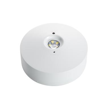 Product Luce Emergenza LED Superficie 120lm Permanente/Non Permanente Circolare