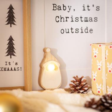 Babbo Natale LED con Batteria