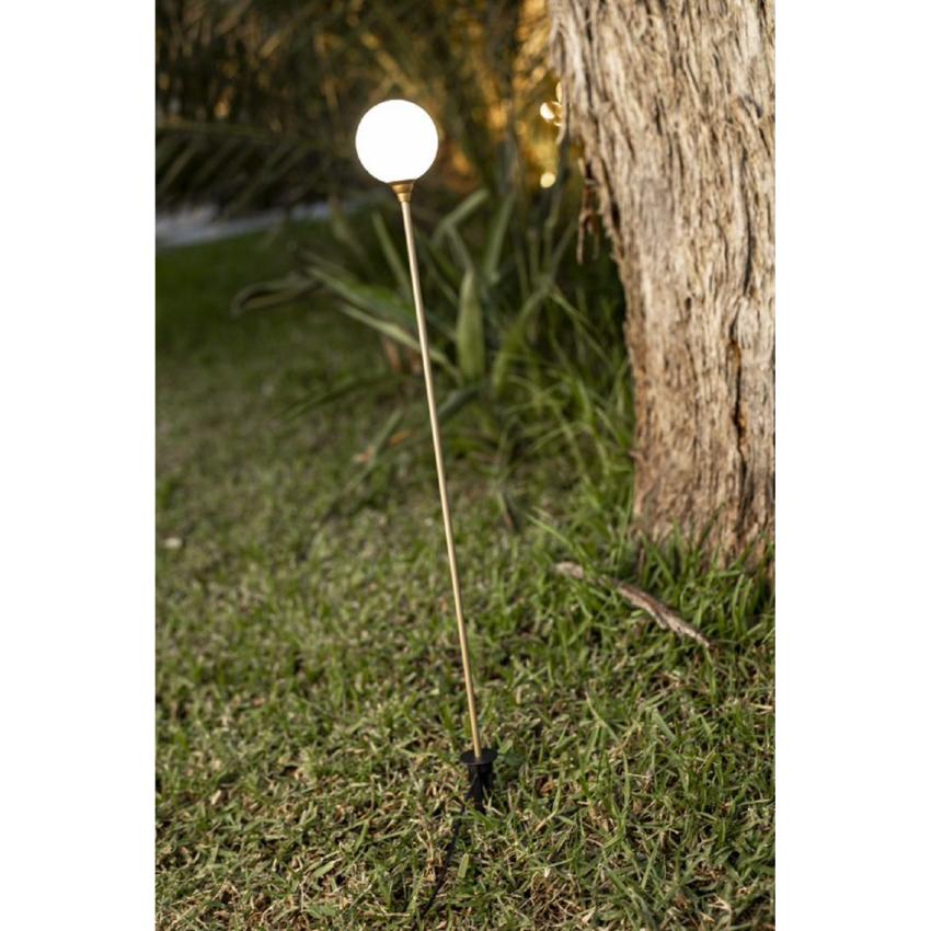 Product van Tuinverlichting LED Bruna 80 1 Pica Solar + Battery Brass 