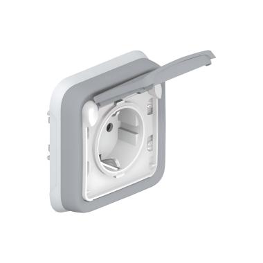 Baza Wtyczki Schuko 2P+T Monoblok Plexo LEGRAND 069833