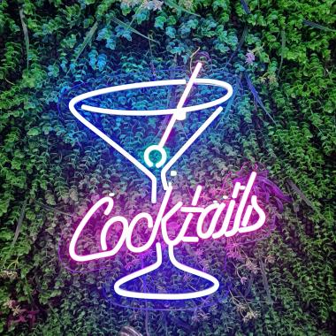 Product van Neon LED Bord Cocktails