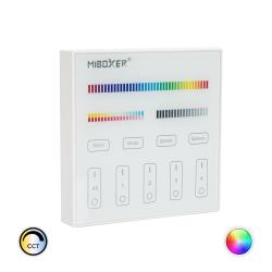 Product MiBoxer B4 Wall Mounted 4 Zone Remote for RGB + CCT LED Dimmer Controller