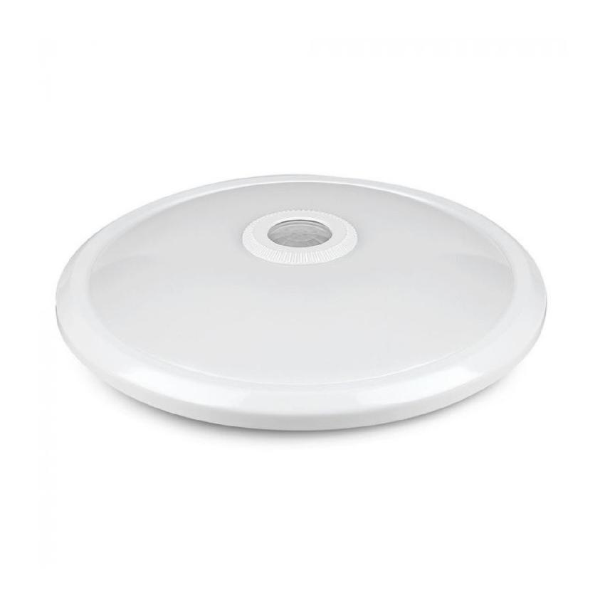 Product of Round x2 E27 LED Ceiling Panel with PIR Movement & Twilight Sensor 