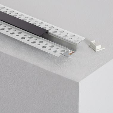 Aluminium Profiel inbouw in Gips / Gipsplaat 2m voor LED strips