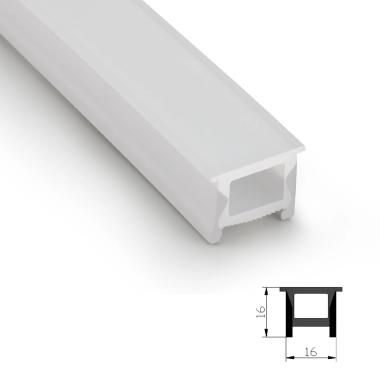 Vestavná Silikonová Trubice Flex pro LED pásky 10-12 mm