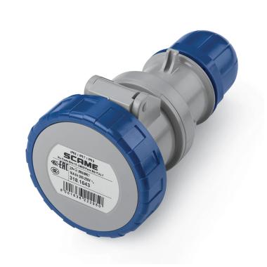 industriële connector IP66 Optima SCAME 16A met klep