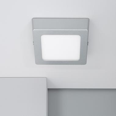 6W Galan Aluminium CCT Selectable SwitchDimm Slim Square LED Surface Lamp 105x105 mm