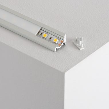1m Rohový Hliníkový Profil Nastavitelný pro LED Pásky do 10 m