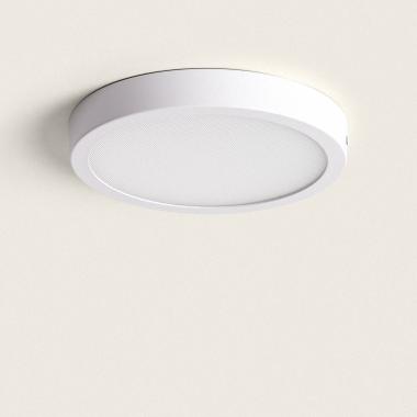 Plafonnier LED Rond 18W Extra-Plat (CRI90) Microprismatique CCT Sélectionnable (UGR17) Ø205 mm