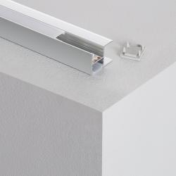 Product Aluminium Shelf Profile with Continuous Cover for LED Strip up to 12 mm