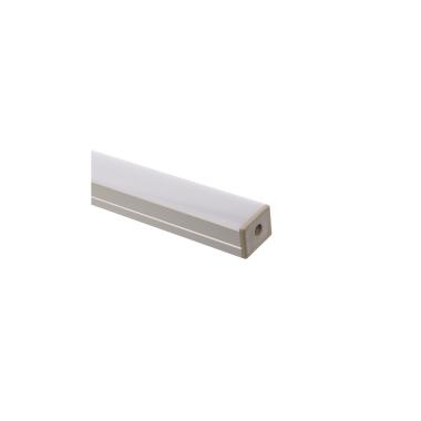 Aluminium Profile with Continuous Cover for LED Strips up to 16mm