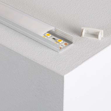 Profilo in Alluminio da Superficie 2m Doppia Striscia LED