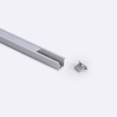 Prodotto da Profilo Alluminio Incasso 2m con Copertura Continua per Strisce LED fino a 6 mm  