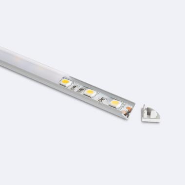1m Rohový Hliníkový Profil Kulatý pro LED pásek do 5 mm