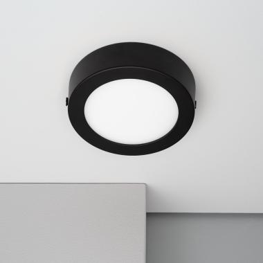 Plafoniera LED 6W Circolare Alluminio Slim Ø110 mm CCT Selezionabile Galán