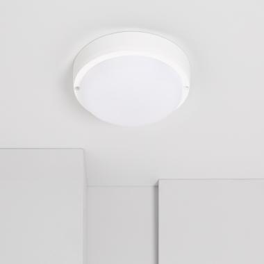 Plafoniera LED 15W Circolare per Esterni Ø140 mm IP65 Hublot White