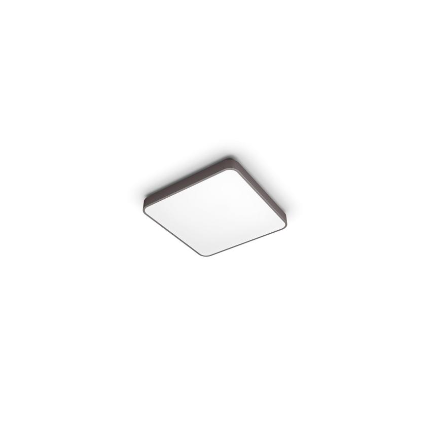 Product van Plafondlamp PHILIPS Bruin Vierkant LED 32W CCT met Afstandsbediening 