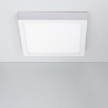 18W Galan Aluminium CCT Selectable SwitchDimm Slim Square LED Surface Lamp 210x210 mm