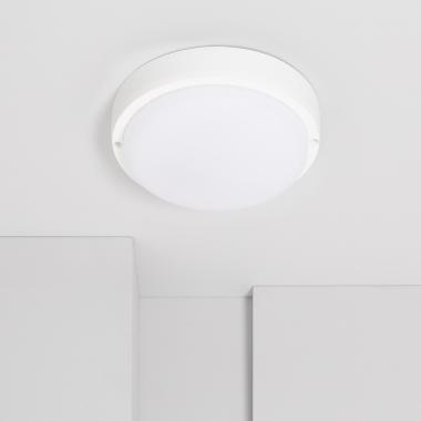 Plafonnier LED Extérieur Rond 25W Hublot White IP65 Ø175 mm