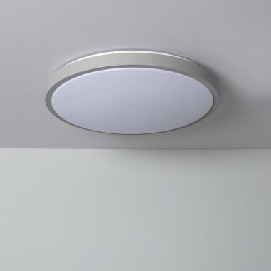 Plafonnier LED Rond Métal 24W CCT Sélectionnable Bari Ø500 mm